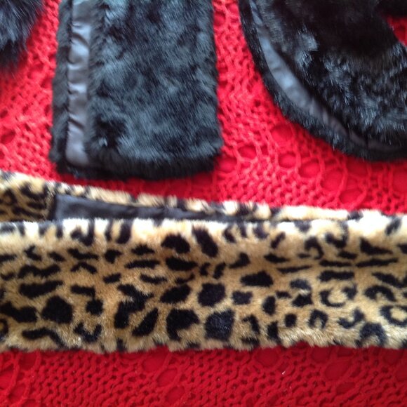 7-Piece Lot Vintage Faux Fur for Wearing, Repairing Or Crafting - Picture 2 of 8